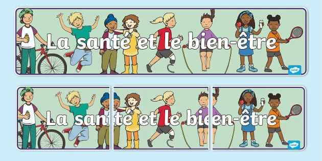 Banderole d'affichage - la santé et le bien-être